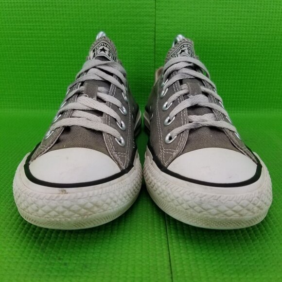 ✅Converse All Star Chuck Taylor Grey Low Top Canvas Sneakers Unisex Adult W7/M5 - Picture 12 of 16